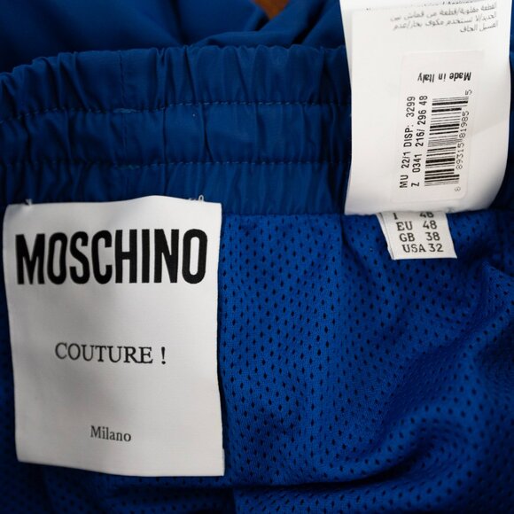 MOSCHINO Nylon Blue Track Pants (Full Tracksuit Available!) - Picture 3 of 8
